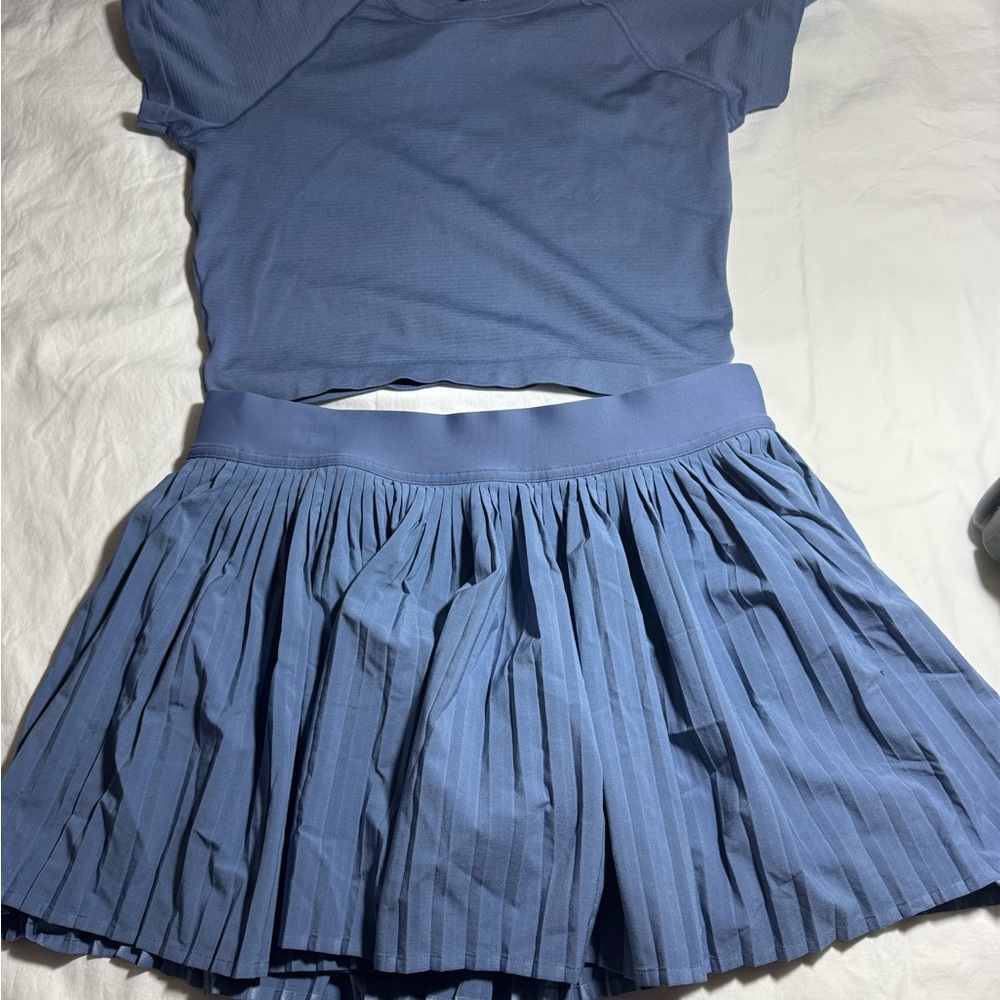 lululemon athletica Blue Mini Skirt